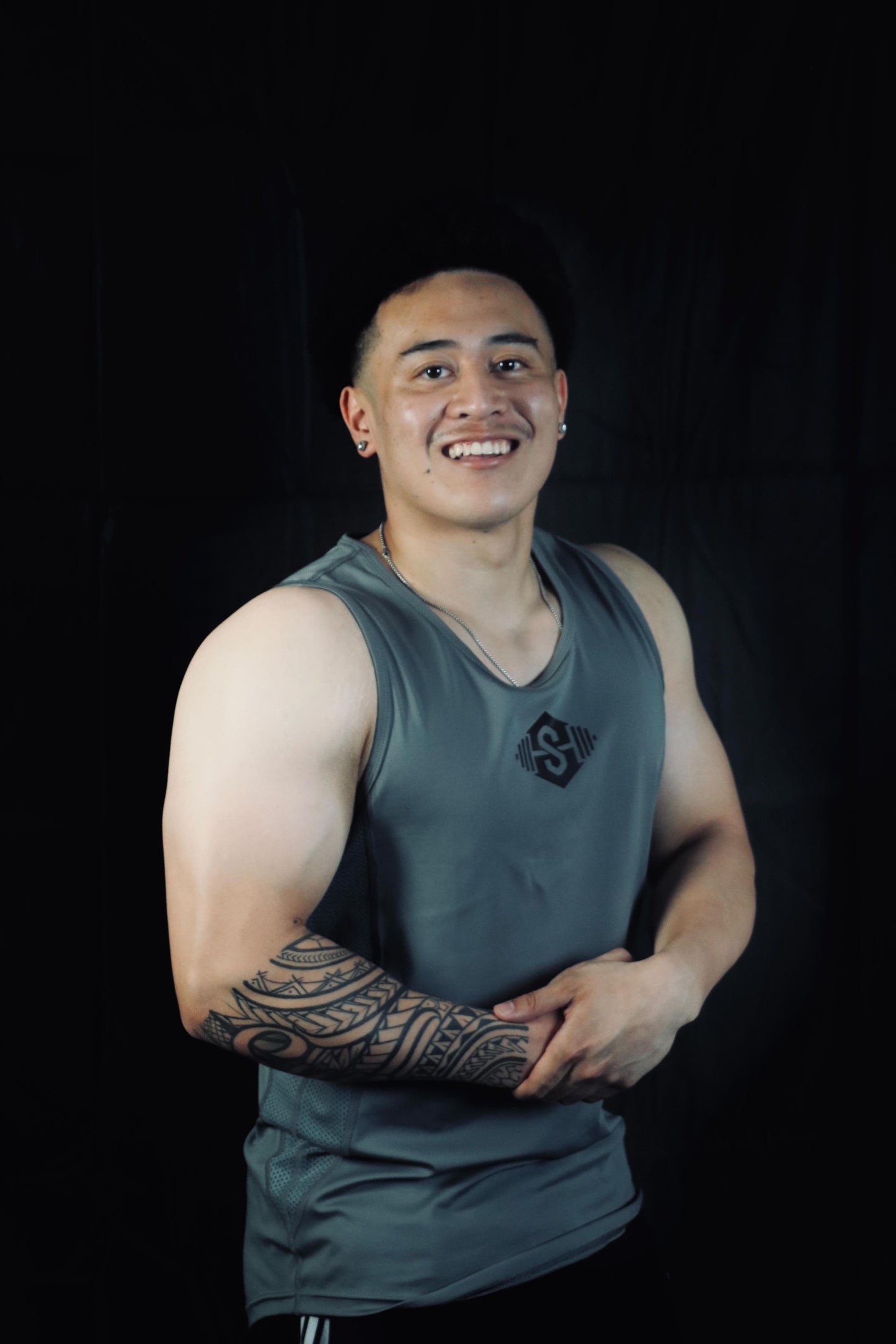 Gray Training Tanks