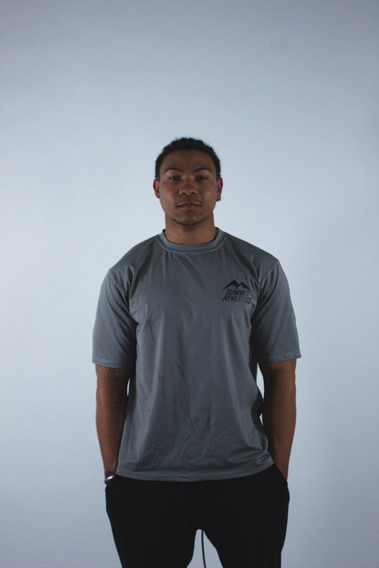 Oversized Performance Tee Gray